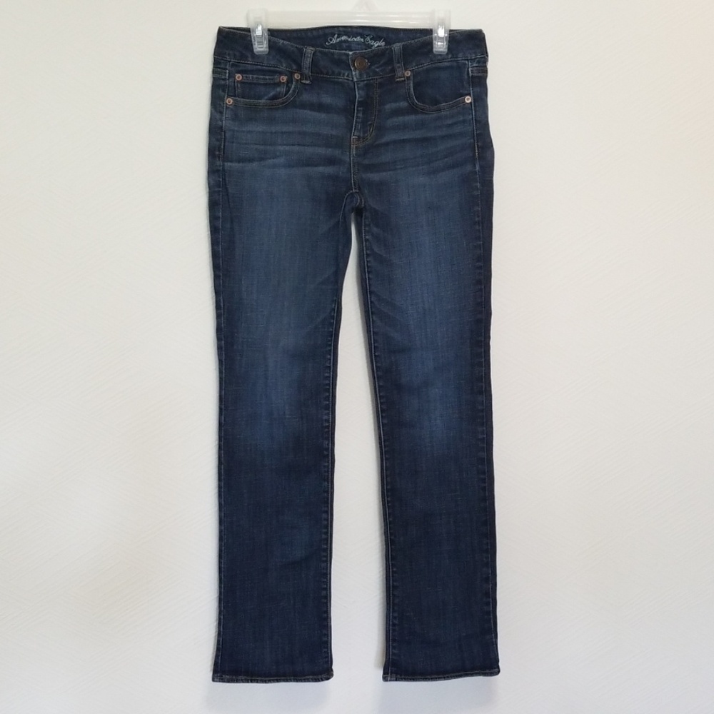 American Eagle Straight Stretch Jeans Sz 10 Reg